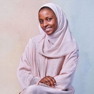 Woman wearing a hijab over an underscarf cap - Cotton Underscarf Cap set of 2